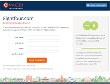 Tablet Screenshot of eightfour.com